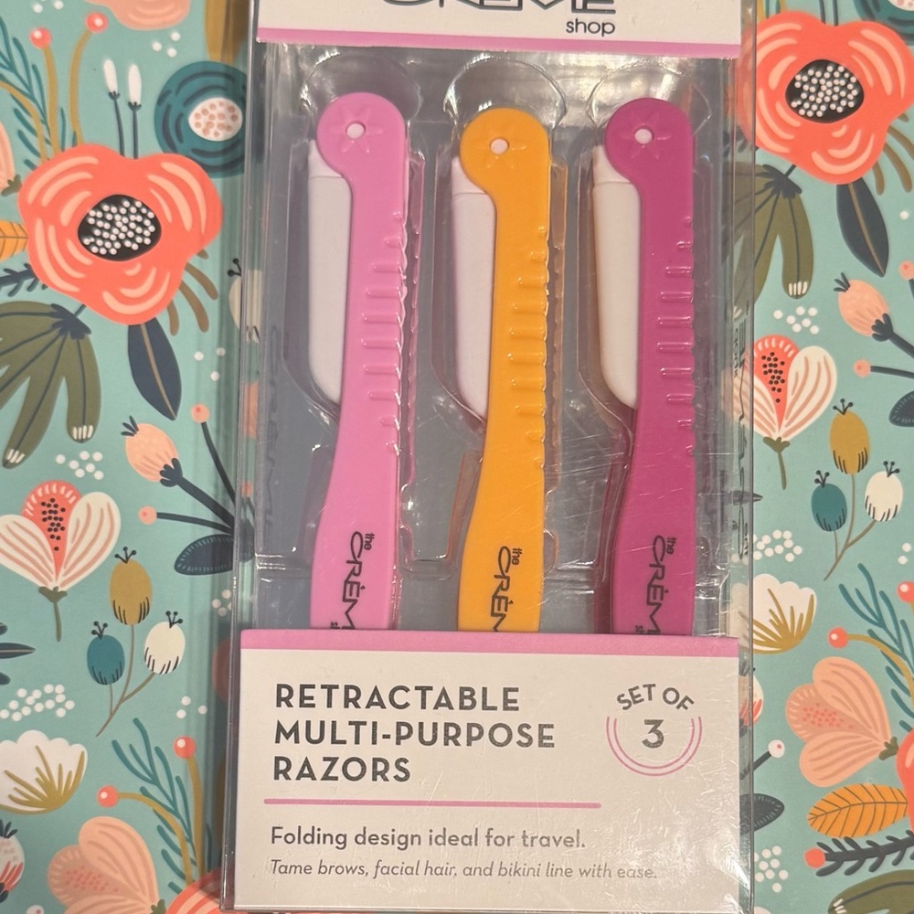 Creme Shop Retractable Multi-Purpose Razors Set